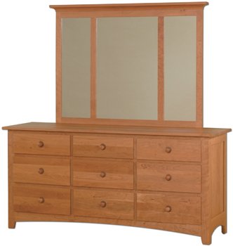 Shaker City Dresser Amish Furniture Styles