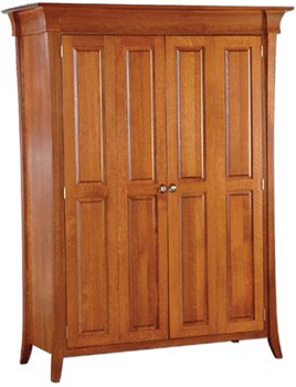 Banbury Computer Armoire Solid Wood Computer Armoire