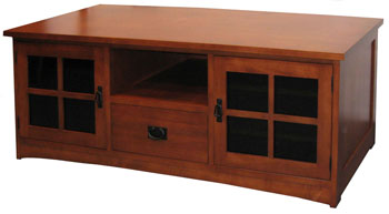Custom-Made Weaver Mission Plasma TV Stand