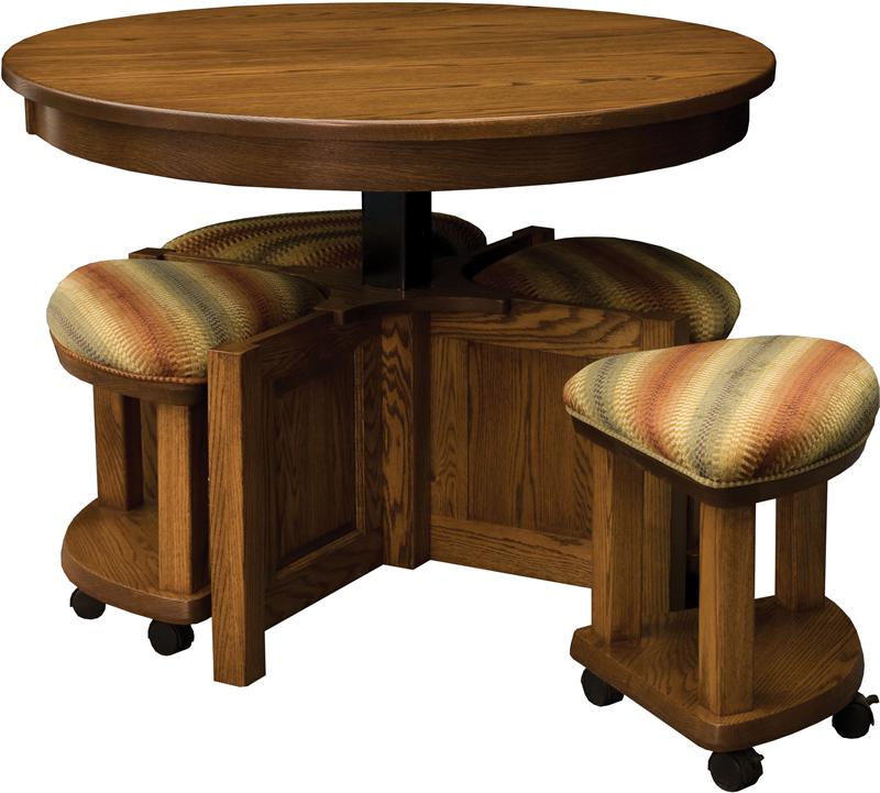 A Piece Of The Puzzle Weaver Furniture Amish Wood Weaver Furniture Amish Wood, Puzzle Round Table