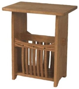 Custom Magazine Rack Table