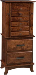 Split Shaker Jewelry Armoire