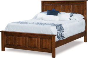 Four Panel Hardwood Bed