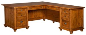 Belmont Hardwood Corner Desk