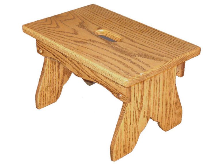 Amish Bench with Slot