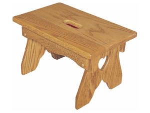 Wooden Bench with Slot and Hearts