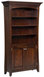 Berkley Style Bookcase with Doors