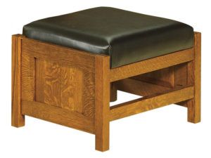 Bow Arm Morris Panel Footstool