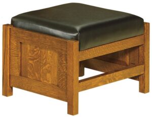 Bow Arm Morris Panel Footstool