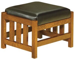 Bow Arm Morris Slat Footstool