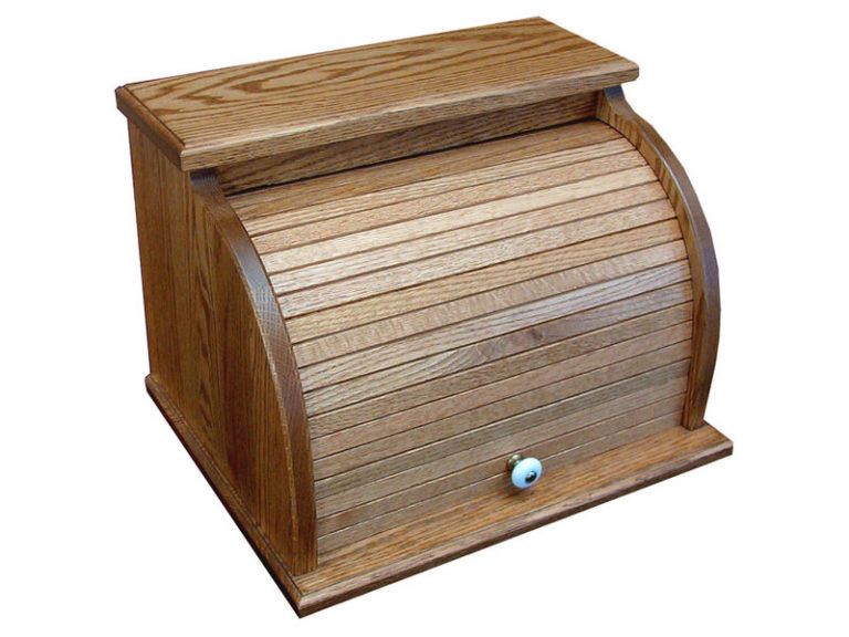 Custom Bread Box with Roll-Top