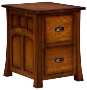 Bridgefort Hardwood Mission File Cabinet