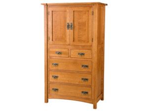 Brooklyn Mission Five Drawer Armoire
