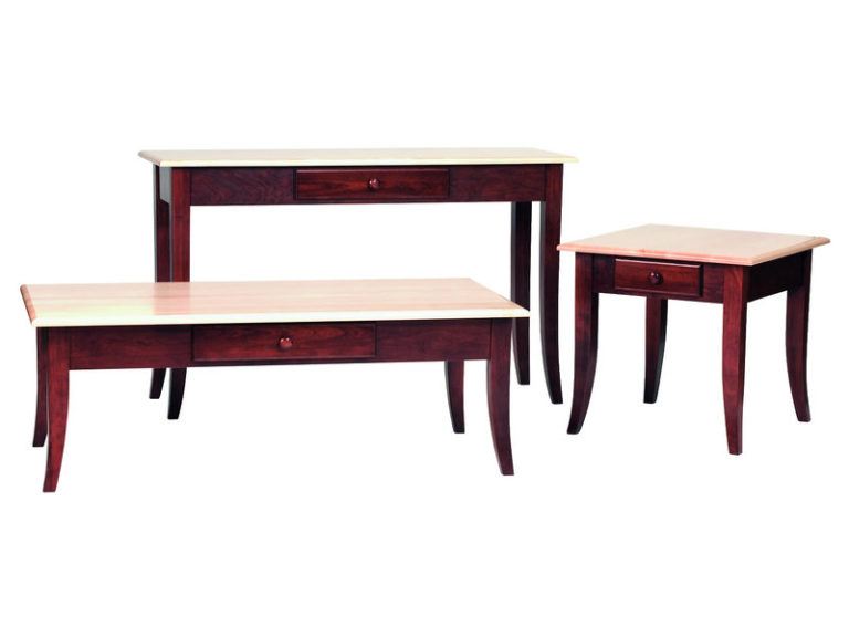 Custom Carlisle Shaker Occasional Table Set