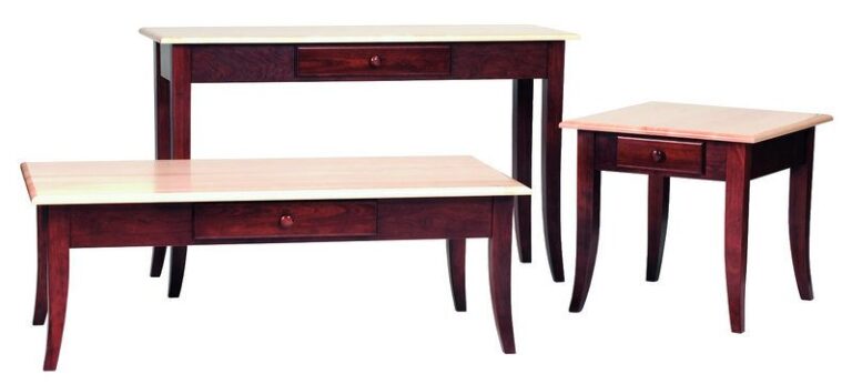 Custom Carlisle Shaker Occasional Table Set