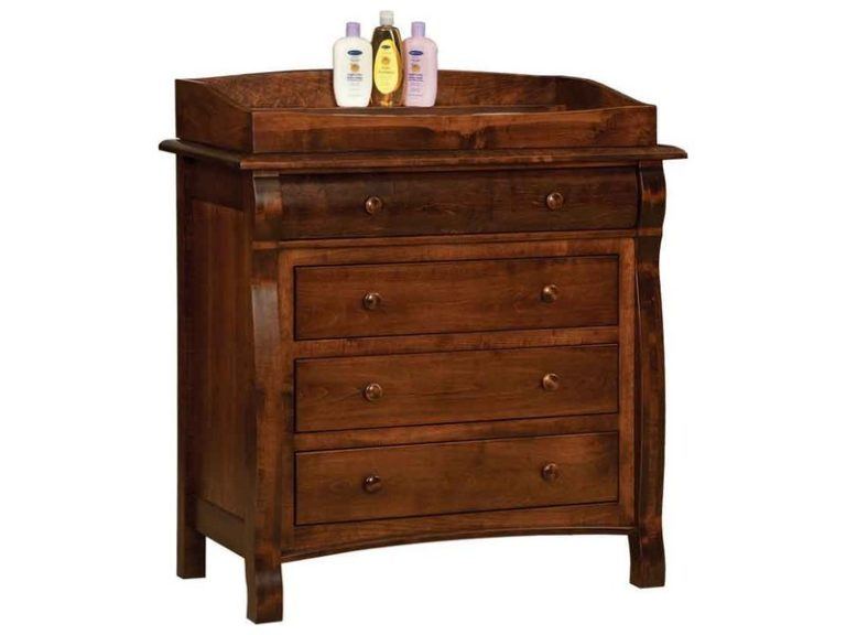 Custom Castlebury 4 Drawer Dresser with Box Top