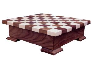 Walnut-Maple Checker Box