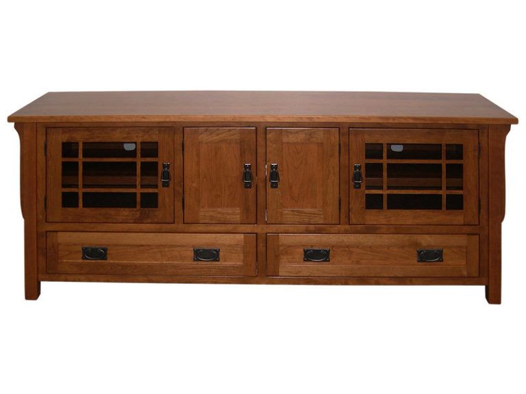 Amish Landmark Custom Plasma TV Cabinet