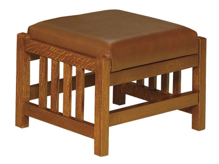 Amish Clearspring Slatted Morris Footstool