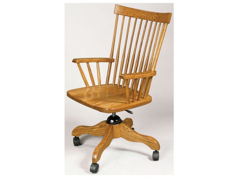 Amish Comback Desk Arm Chair
