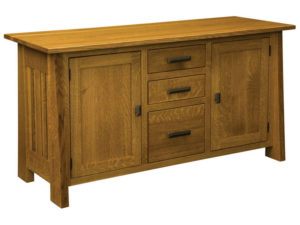 Freemont Mission Hardwood Credenza