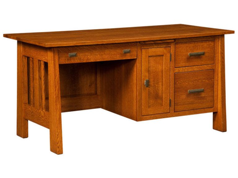 Freemont Mission Hardwood Computer Desk