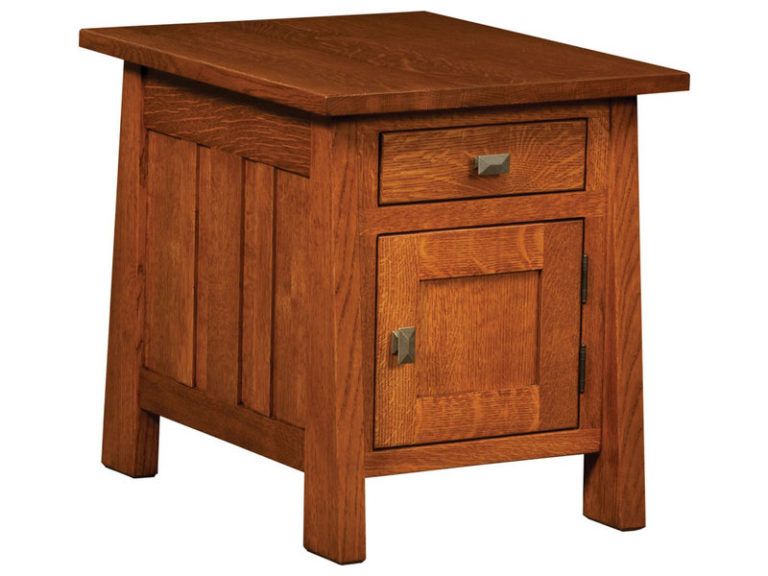 Custom Freemont Mission End Table