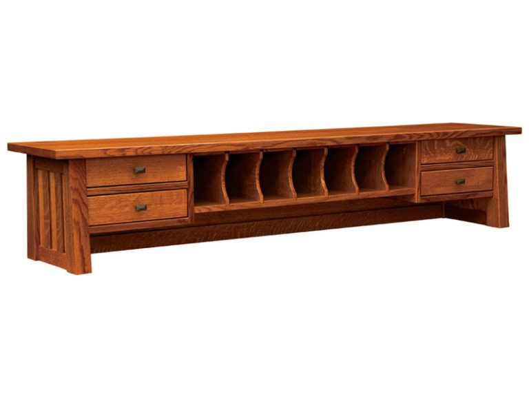 Freemont Mission Hardwood Cubby Topper