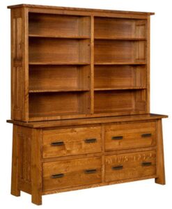 Freemont Hardwood Mission Bookcase Topper