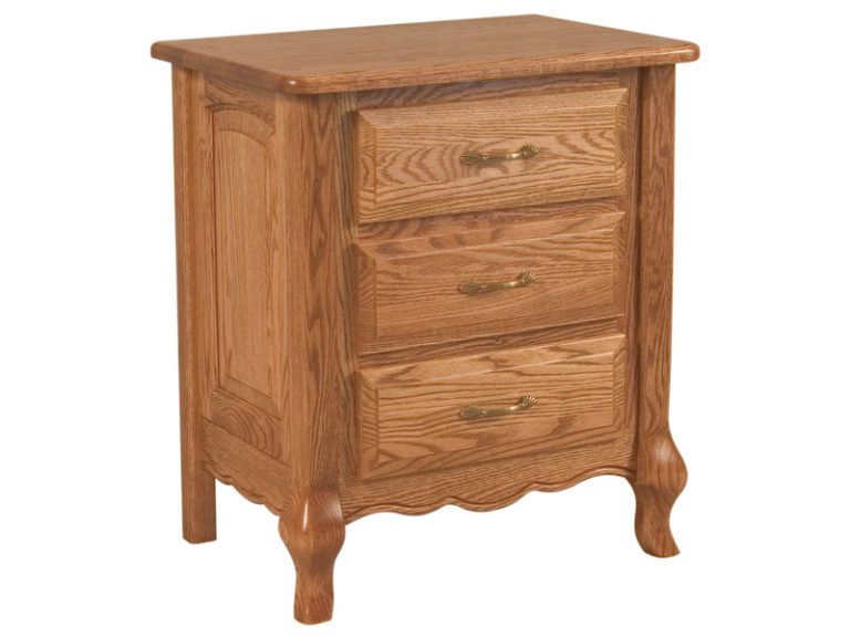 Amish French Country Bedside Chest