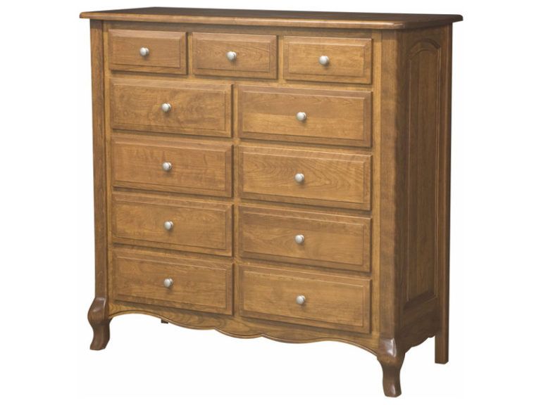 Amish French Country Eleven Drawer Chest