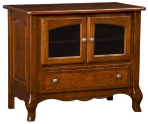 French Country One Drawer, Two Door Plasma Stand
