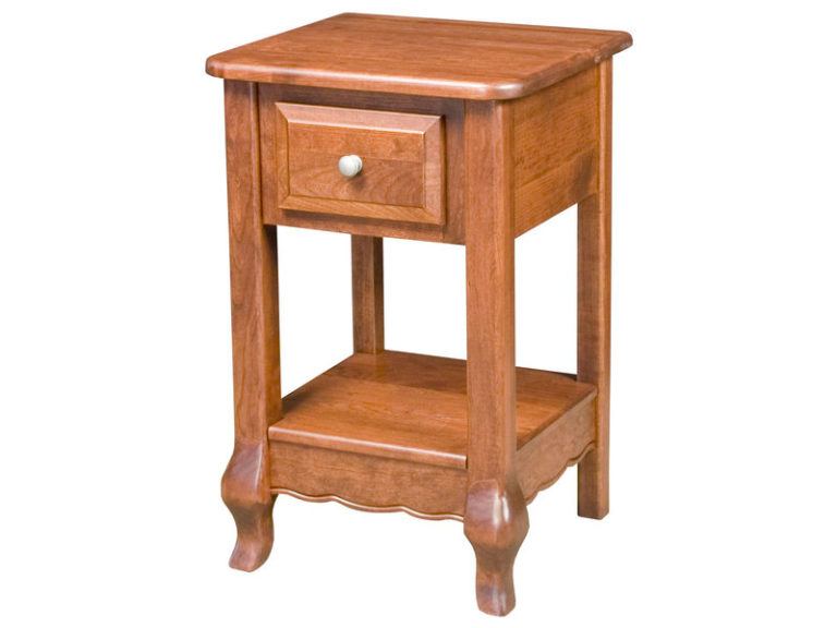 Amish French Country One Drawer Nightstand