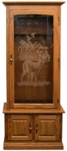 12 Gun Wood Cabinet