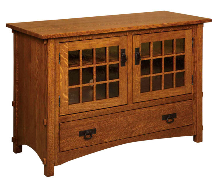 Custom Harmony Mission Two Door One Drawer TV Stand