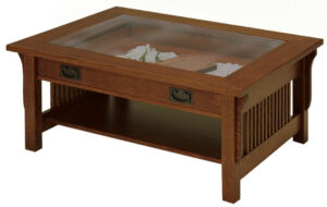 Landmark Glass Top Coffee Table