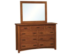 Lavega Nine Drawer Dresser with Mirror