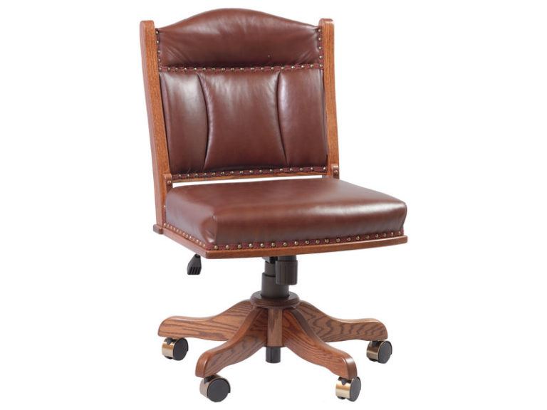 Custom Low Back Side Desk Chair