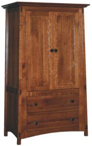 McCoy Two Drawer, Two Door Armoire