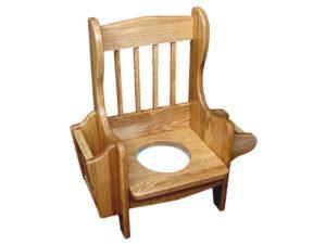 Mission Style Potty Chair without Lid