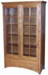 Mission Bookcase with Doors