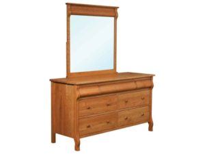 Pierre Style Small Dresser with Mirror