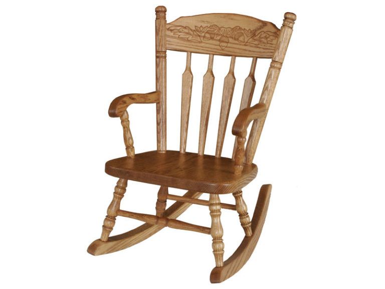 Custom Post Acorn Child's Rocker