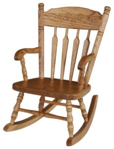 Amish Acorn Child Rocker