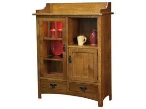 Solid Wood Pottery Cabinet