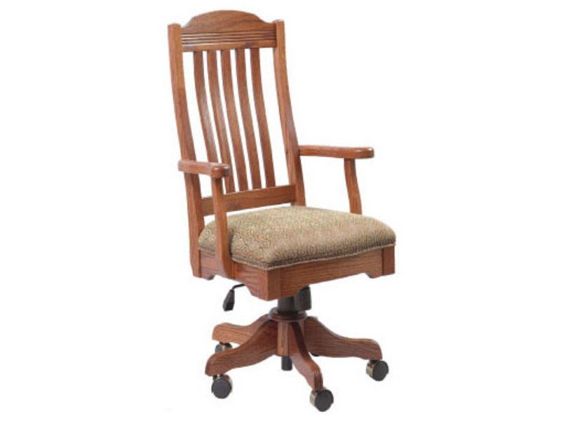 Royal Arm Desk Chair | Royal Arm Solid Wood Desk Chair