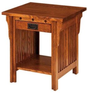 Straight Royal Mission End Table