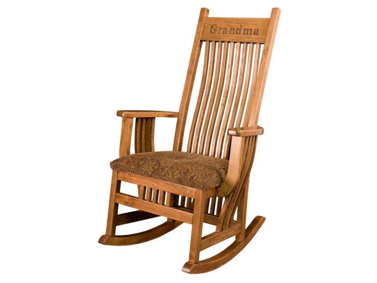 Custom Royal Mission Grandma Rocker - Engraved