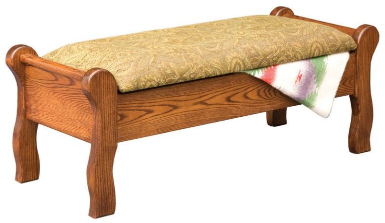 Custom Sleigh Bed Seat