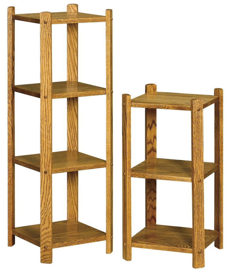 Small Square Wood Stands